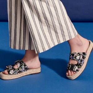 Rebecca Minkoff | Jodi Studded Sandal - Black Flower - EUC - Size 7